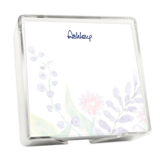 Tranquil Dreams Memo Square with Holder